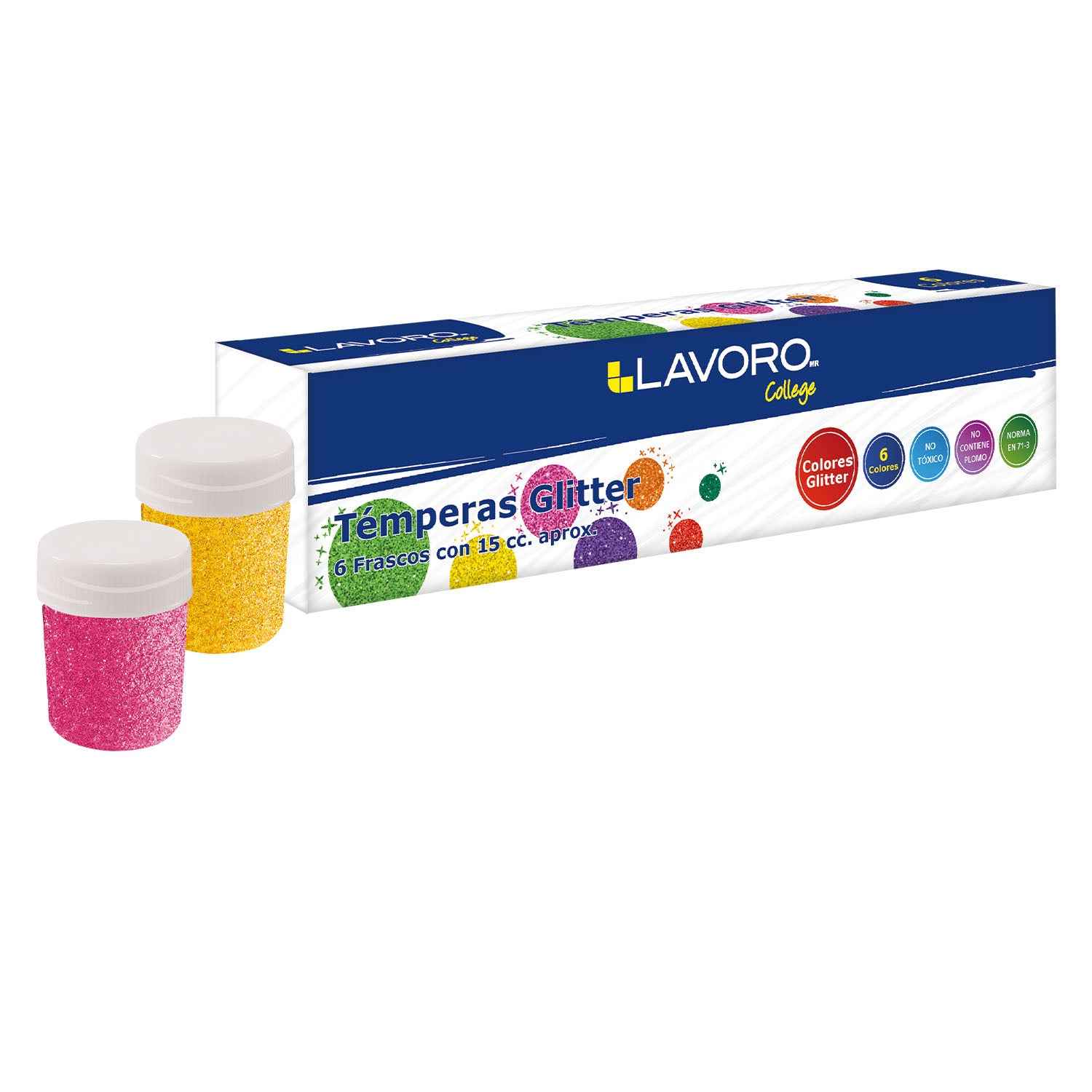 Tempera Glitter 15 ml 6 Color | Art & Craft